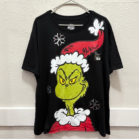 The Grinch Women's Christmas T-Shirt NEW XL - Picture 1 of 4